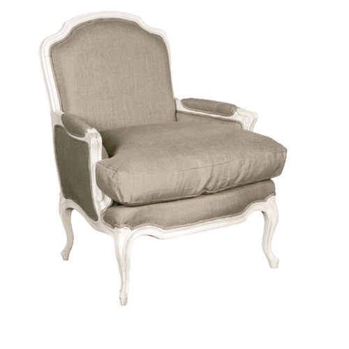 Coach House Chateau Painted Linen Sofa Chair