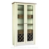 Coniston Two Tone Display Cabinet with Wine Rack
