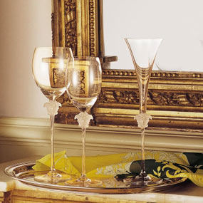 Medusa Lumiere Stemware Stemware White Wine Glass (Pair)