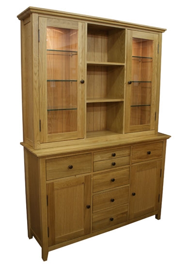 Hereford Rustic Oak Large Dresser
