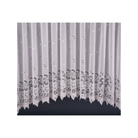 Vanessa Jardinere Net Curtain (fits window up to 10 foot wide), White