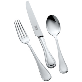 English Thread Sterling Silver Cutlery Cutlery Sets 44 Piece